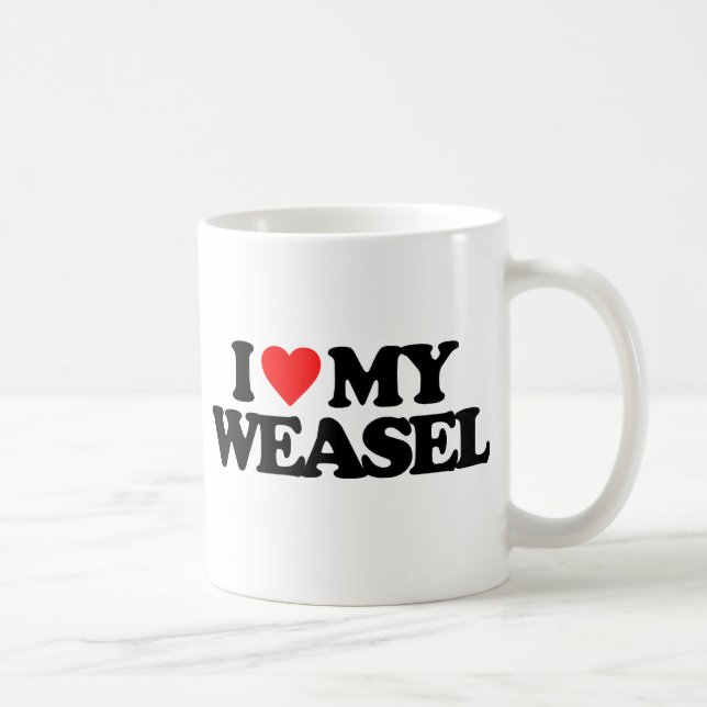 TAZA DE CAFÉ AMO MI COMADREJA (Derecha)