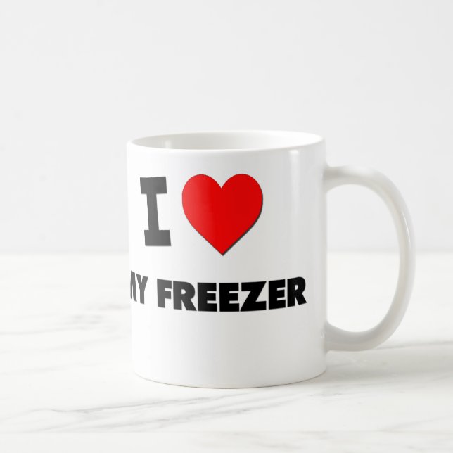 Taza De Café Amo mi congelador (Derecha)