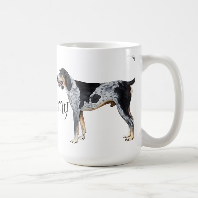 Taza De Café Amo mi Coonhound de Bluetick (Derecha)