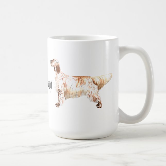 Taza De Café Amo mi estilo de inglés (Derecha)