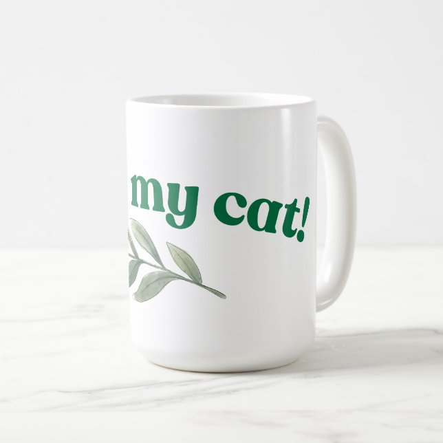 Taza De Café Amo Mi Gato (Anverso derecho)