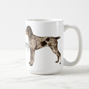 Taza De Café Amo mi indicador Wirehaired alemán