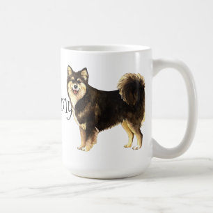 Taza De Café Amo mi Lapphund finlandés