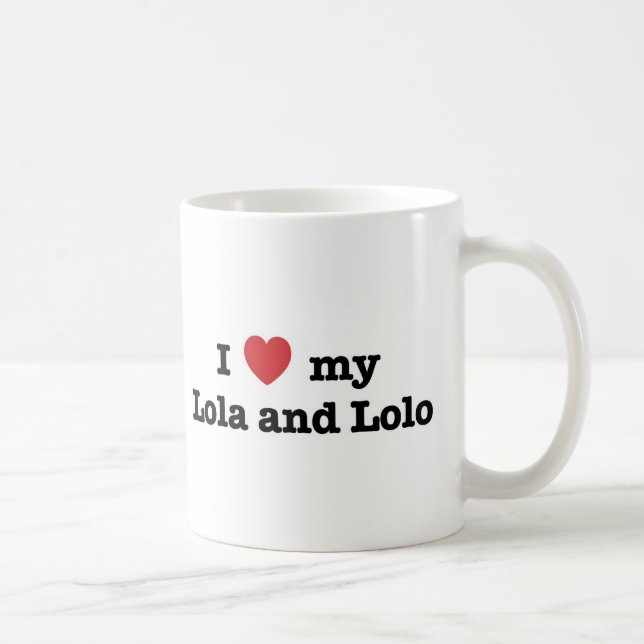 Taza De Café Amo mi Lola y Lolo (Derecha)