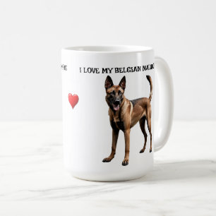 Taza De Café Amo Mi Malinois Belga