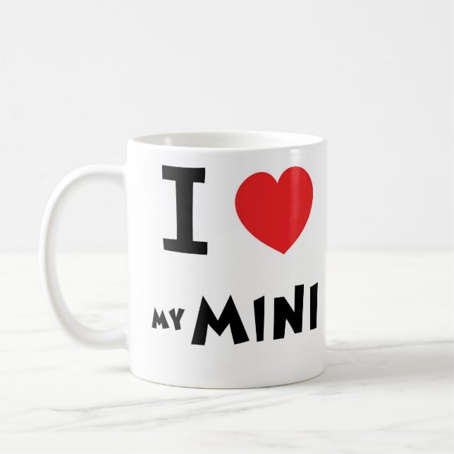 Taza De Café Amo mi mini (Izquierda)