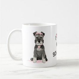 Taza De Café Amo Mi Mini Schnauzer