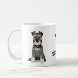 Taza De Café Amo Mi Mini Schnauzer
