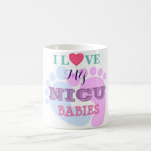 Taza De Café Amo mi NICU Babies Mug (Centro)