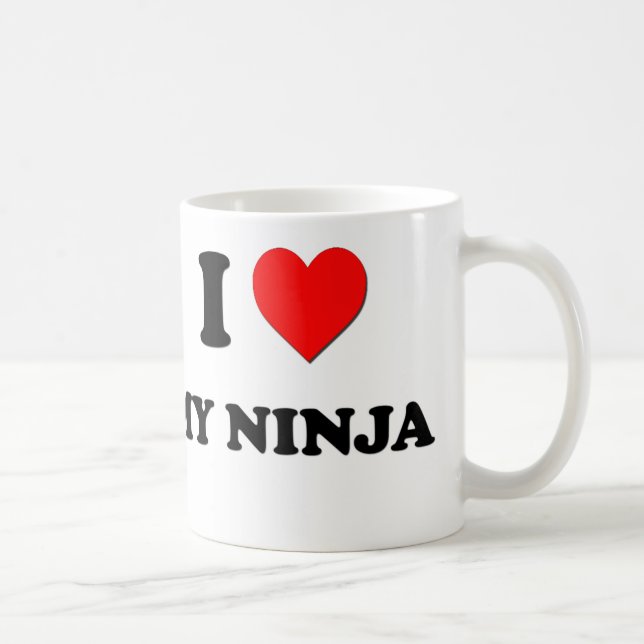 Taza De Café Amo mi Ninja (Derecha)