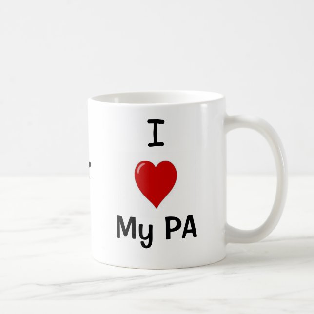 Taza De Café ¡Amo mi PA y mi PA me ama! (Derecha)