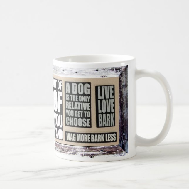 Taza De Café Amo mi perro (Derecha)