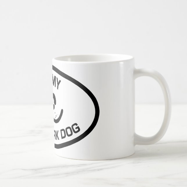 Taza De Café Amo mi perro de Nosework (Derecha)