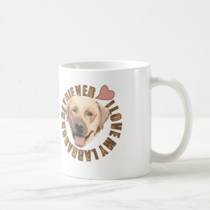 Taza De Café Amo mi perro - labrador retriever
