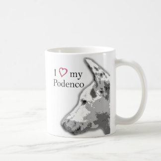 Taza De Café amo mi podenco