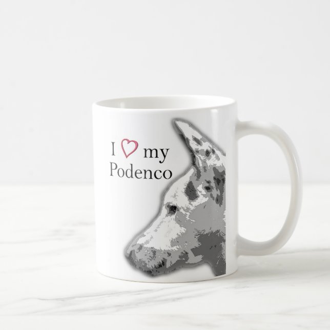 Taza De Café amo mi podenco (Derecha)