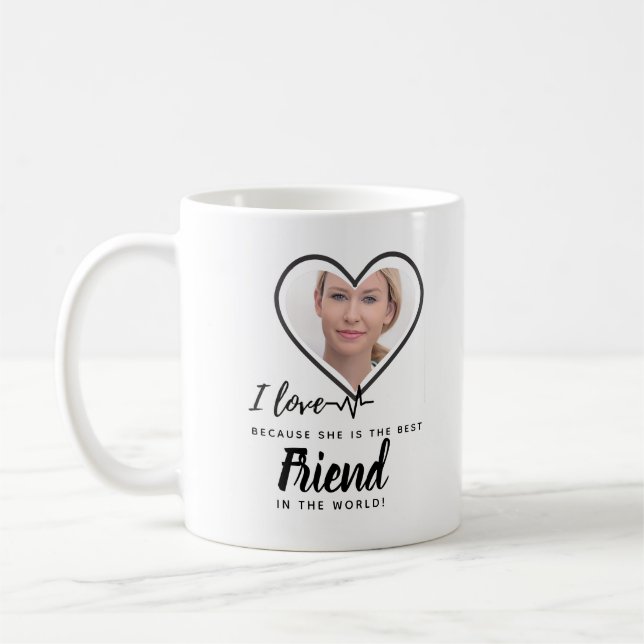 Taza De Café Amo Mi prometida - Mejor Amigo Personalizado (Izquierda)