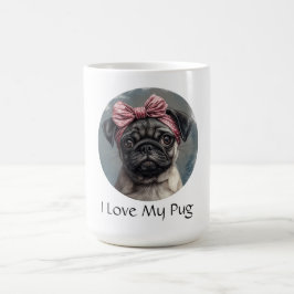 Taza De Café Amo Mi Pug