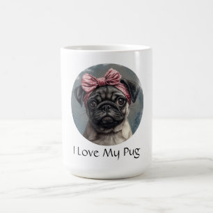 Taza De Café Amo Mi Pug