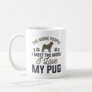 Taza De Café Amo Mi Pug