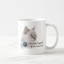 Taza De Café Amo mi ragdoll