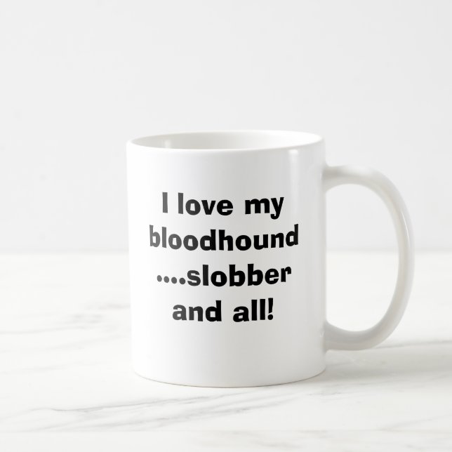 Taza De Café Amo mi sabueso….baba y… (Derecha)