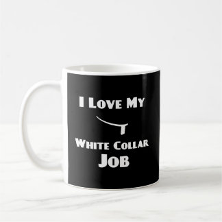 Taza De Café Amo Mi Sacerdote De Trabajo De Collar Blanco