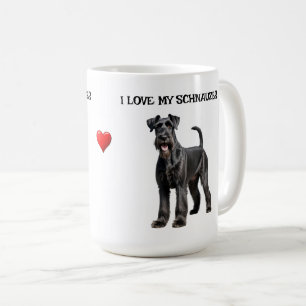 Taza De Café Amo Mi Schnauzer