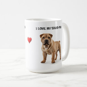 Taza De Café Amo Mi Shar-Pei