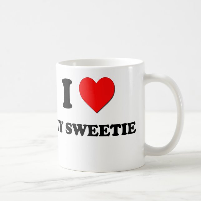 Taza De Café Amo mi Sweetie (Derecha)