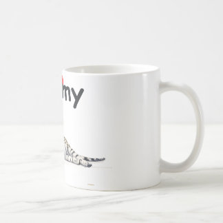 Taza De Café Amo mi tigre (para la luz)