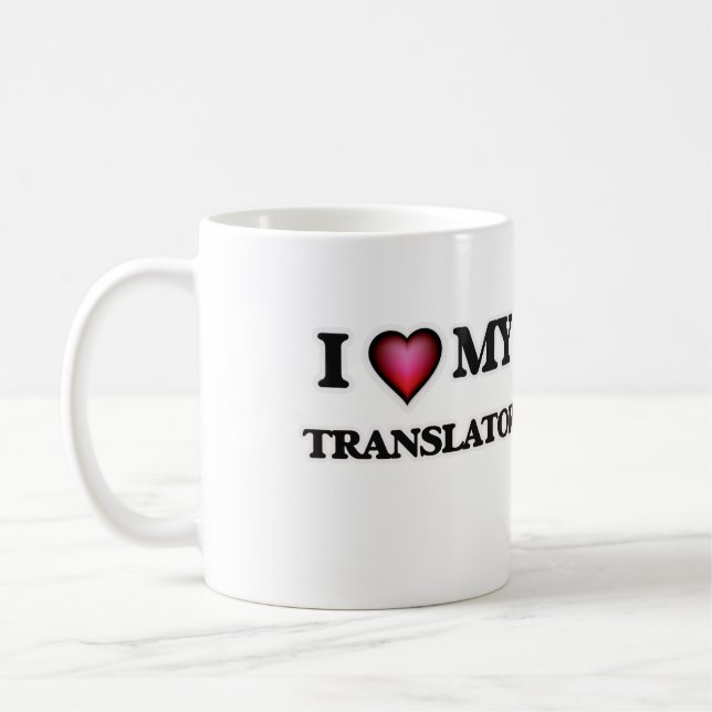 Taza De Café Amo mi traductor (Izquierda)