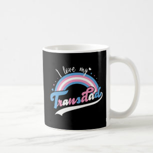 Taza De Café Amo Mi Transdad LGBTQ Transgénero