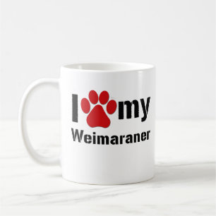Taza De Café Amo mi Weimaraner