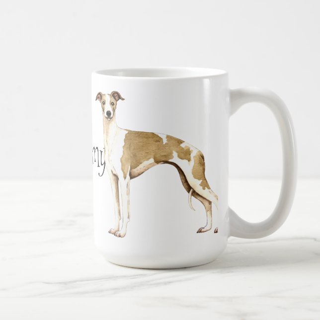 Taza De Café Amo mi Whippet (Derecha)