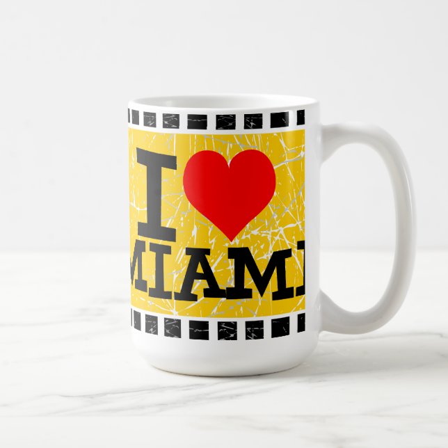 Taza De Café Amo Miami - Mugs (Derecha)