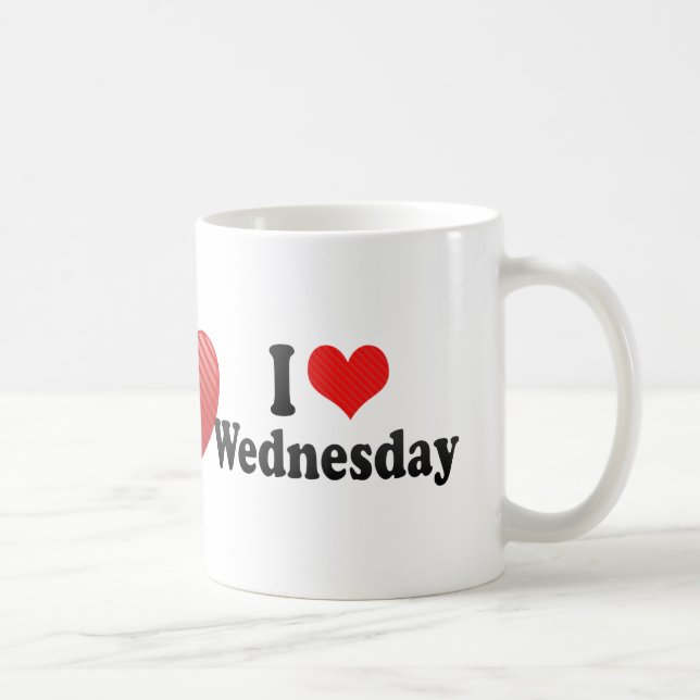 Taza De Café Amo miércoles (Derecha)