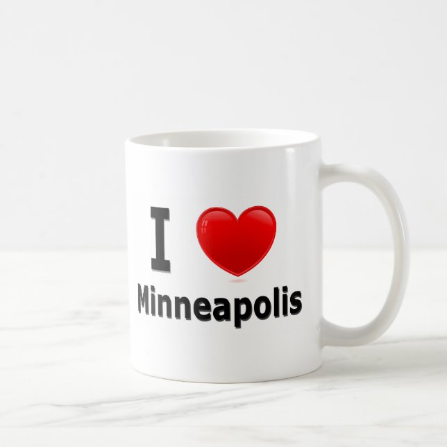 Taza De Café Amo Minneapolis (Derecha)