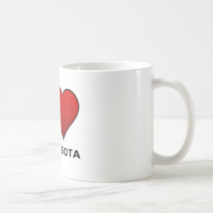 TAZA DE CAFÉ AMO MINNESOTA