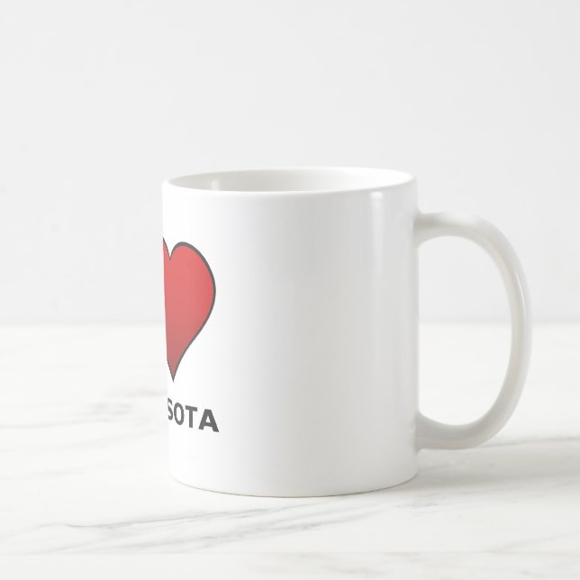 TAZA DE CAFÉ AMO MINNESOTA (Derecha)