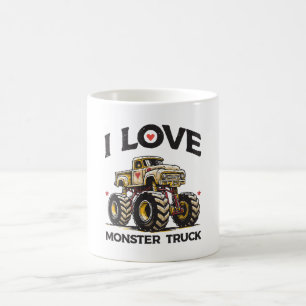 Taza De Café Amo Monster Truck