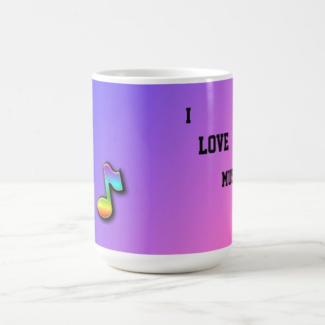 Taza De Café Amo Mug Musical (Centro)
