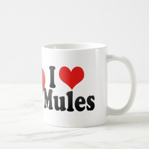 Taza De Café Amo mulas