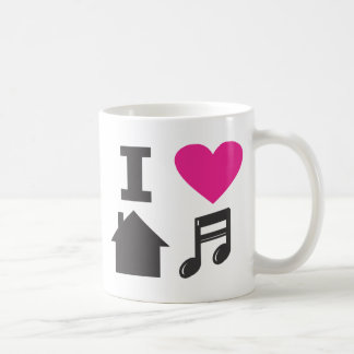Taza De Café Amo música de la casa