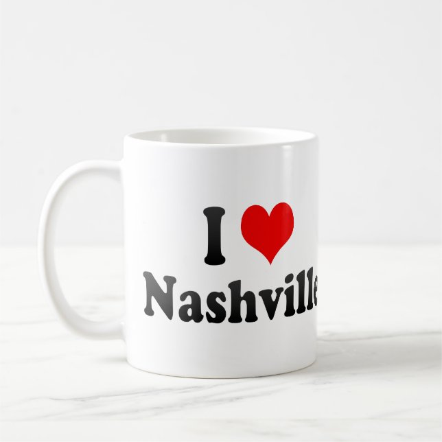 Taza De Café Amo Nashville, Estados Unidos (Izquierda)