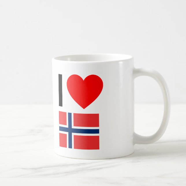 Taza De Café amo noruega (Derecha)