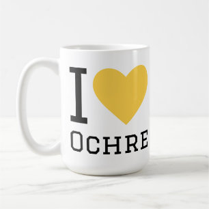 Taza De Café Amo ocre