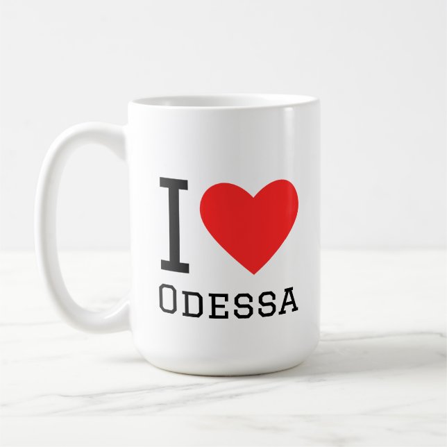 Taza De Café Amo Odessa (Izquierda)