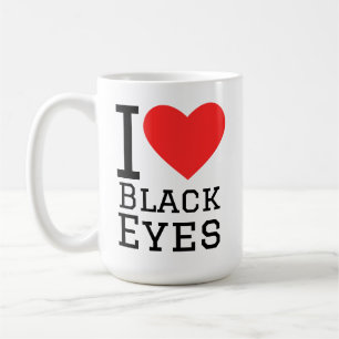 Taza De Café Amo ojos negros