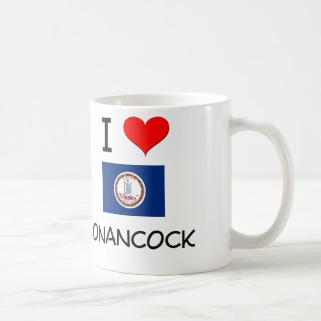 Taza De Café Amo Onancock Virginia (Derecha)